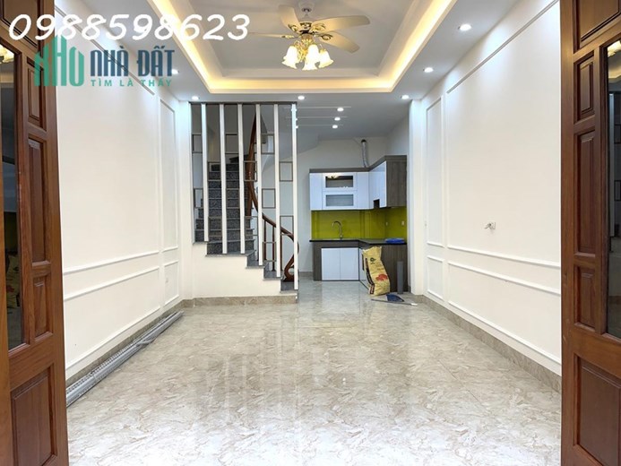 Bán nhà riêng tại An Trai, Vân Canh, Hoài Đức - 30m-5 tầng, ô tô đỗ gần 15m