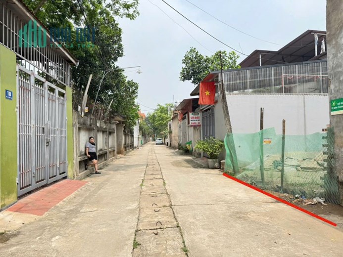 Bán 100m đất Hoàng Kim, Mê Linh, HN. Đường thông, oto tránh, mặt tiền kinh doanh