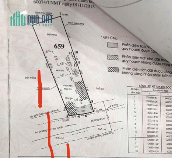 Cần bán đất 723m2 Thạnh Lộc, gần cao Đẳng Điện lực Quận 12