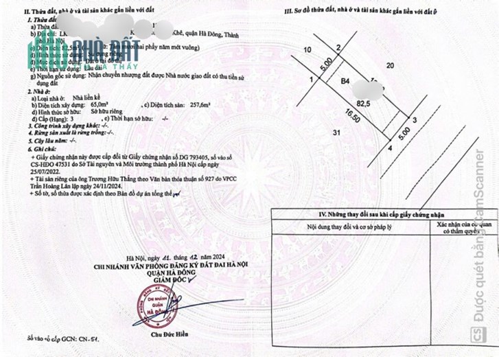 BÁN BIỆT THỰ LIỀN KỀ 5 TẦNG, 83M2,  THANG MÁY VỊ TRÍ VÀNG LA KHÊ - HÀ ĐÔNG - GIÁ 19.5 TỶ - SỔ ĐỎ