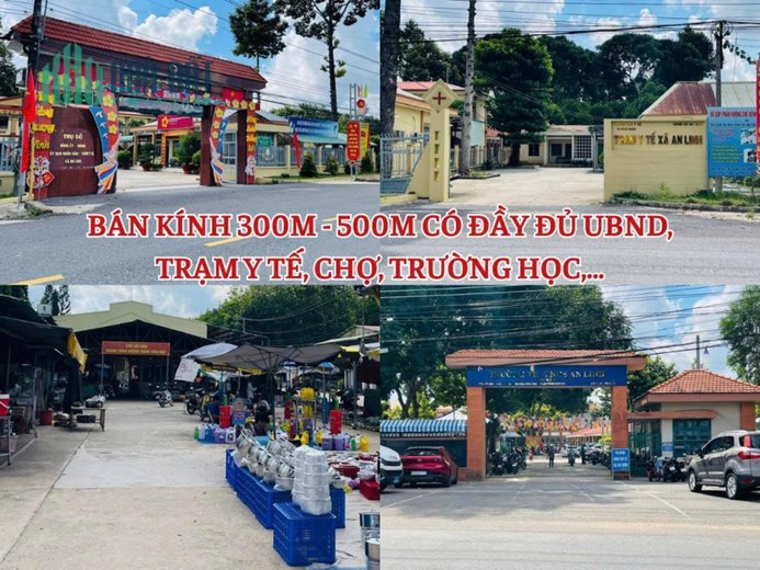 Đất ngay trung tâm chợ An Linh Bình Dương.
