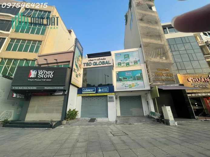 BÁN NHÀ MẶT TIỀN  TRẦN QUỐC HOÀN – P.4, TÂN BÌNH