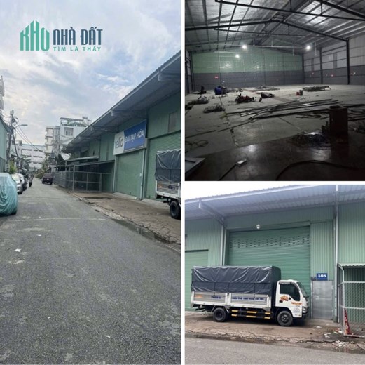 Cho thuê kho xưởng đẹp 800m2 gần An Sương, TMT Quận 12