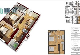 Bán căn 2 ngủ tại  khu đô thị Az Vân canh: