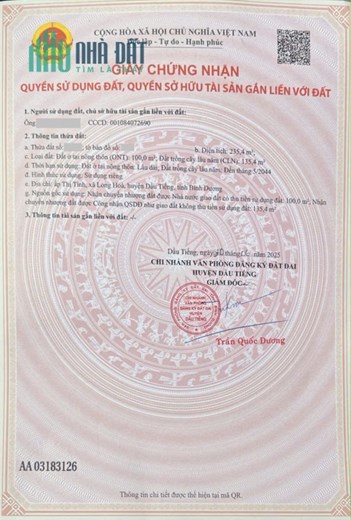 Đất mặt tiền đường tỉnh ĐT750 nằm sát KCN