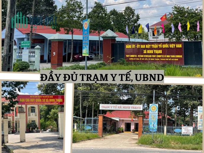 Đất liền kề chợ trường UBND Minh Thạnh Bình Dương (cũ)