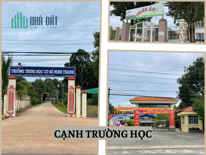 Đất liền kề chợ trường UBND Minh Thạnh Bình Dương (cũ)