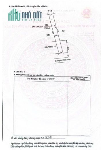 ĐẤT ĐẸP GIÁ TỐT – ĐT750 DẦU TIẾNG BÌNH DƯƠNG