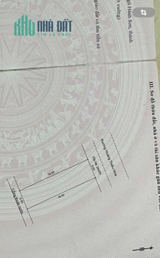 🌟 BÁN LÔ ĐẤT ĐẸP KHU TĐC TÂN TRÀ ĐÀ NẴNG – GIÁ CHỈ 3,9 TỶ 🌟