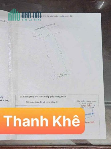🌟 Bán Lô Đất Đẹp Đặng Phúc Thông – Thanh Khê, Đà Nẵng – Chính Chủ, Giá Tốt