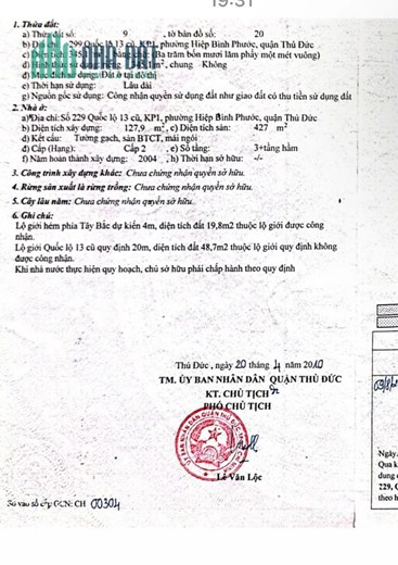 BÁN ĐẤT MẶT TIỀN ĐƯỜNG QUỐC LỘ 13 CŨ PHƯỜNG HIỆP BÌNH PHƯỚC, TP THỦ ĐỨC