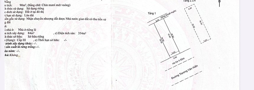 22 TỶ 3t N Tri Phương 135.1M² TỔNG SÀN 397.5M² SÁT SÂN BAY H.Tây