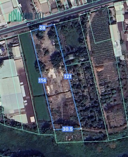 Cần bán 2860m2 đất Sxkd đường Bùi Công Trừng Hóc Môn