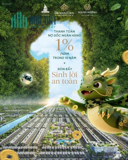 Booking Dragon Eden- KDC Mai Bá Hương, sẵn sổ xây tự do đầy đủ tiện ích