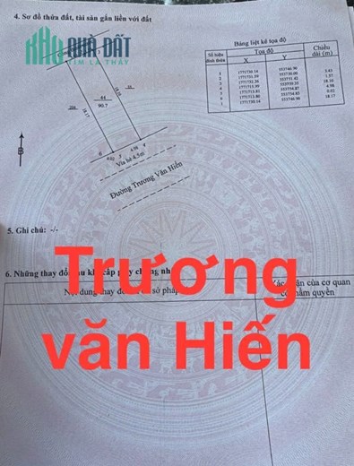 90m2/7,3 tỷ Đất  Trương Văn Hiến, Khuê Mỹ, NHSơn, Đ Nẵng, Sát Biển Sơn Thủy