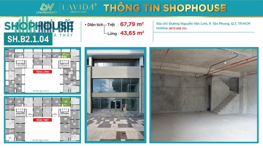 Cho thuê Shophouse Lavida Plus Quận 7 – Cơ hội kinh doanh tại khu dân cư cao cấp