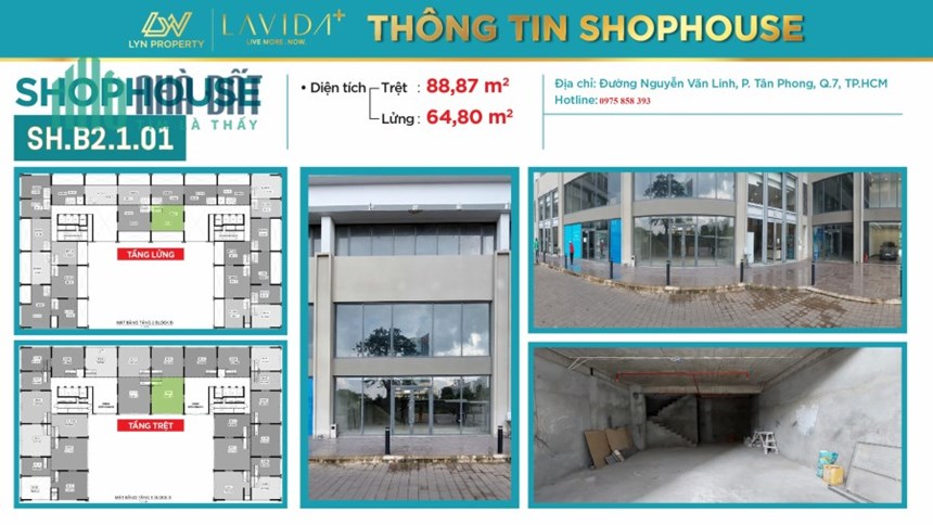 Shophouse Lavida Plus 127m² – Giá từ 79tr/tháng | Phù hợp nhà hàng, F&B quy mô vừa