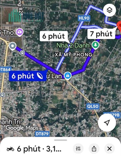 Đất 5x24m khu phố Mỹ Hoà,phường Mỹ Phong,Đồng Tháp.