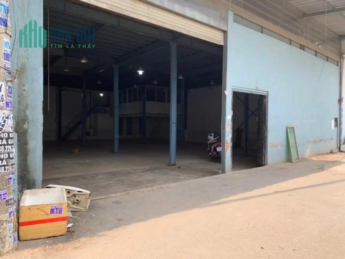 Cho thuê kho xưởng sd 500m2 gần cầu An Lộc Quận 12