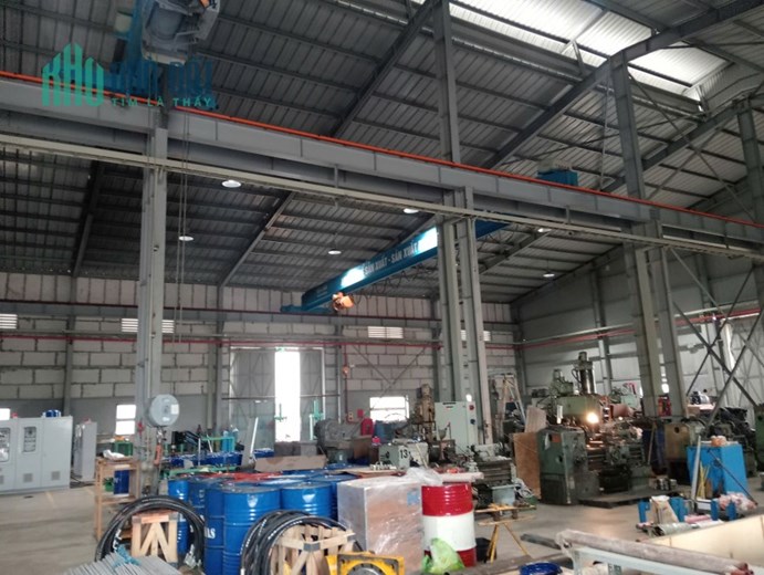 CHO THUÊ XƯỞNG Tại Đường MÊ LINH. Xã QUANG MINH. CÓ SẴN CẨU TRỤC