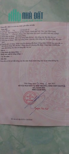 126m2 mặt tiền đường HL90C,Đạo Thạnh,TP.Mỹ Tho,Tiền Giang. 