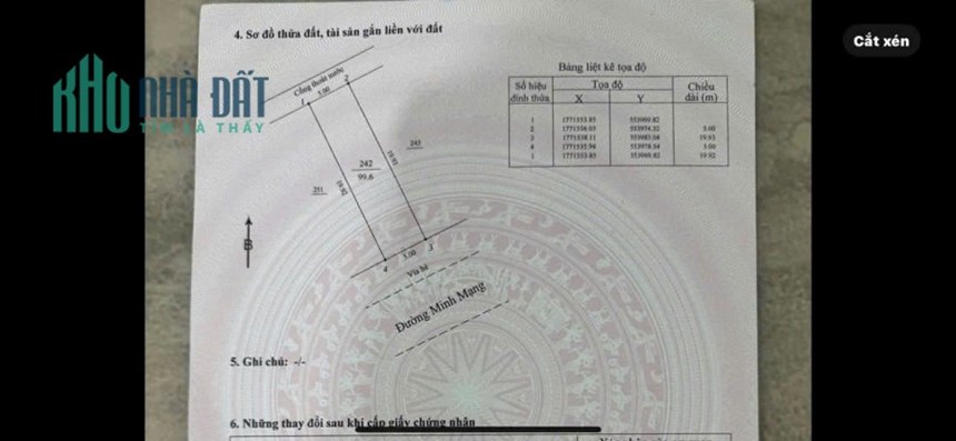 2 lô liền,200m2/26,8 tỷ, Đất đường  Minh Mạng, Khuê Mỹ, NHSơn, Đ Nẵng, Sát Biển.
