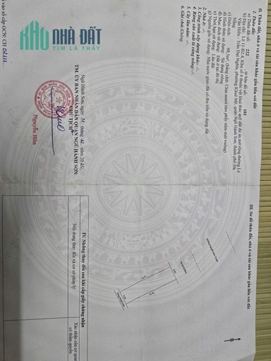 197m2/ 22,2 tỷ Đường Nguyễn Đức Thuận rộng 15m lề 9m, sát Biển Sơn Thủy,H:Bắc