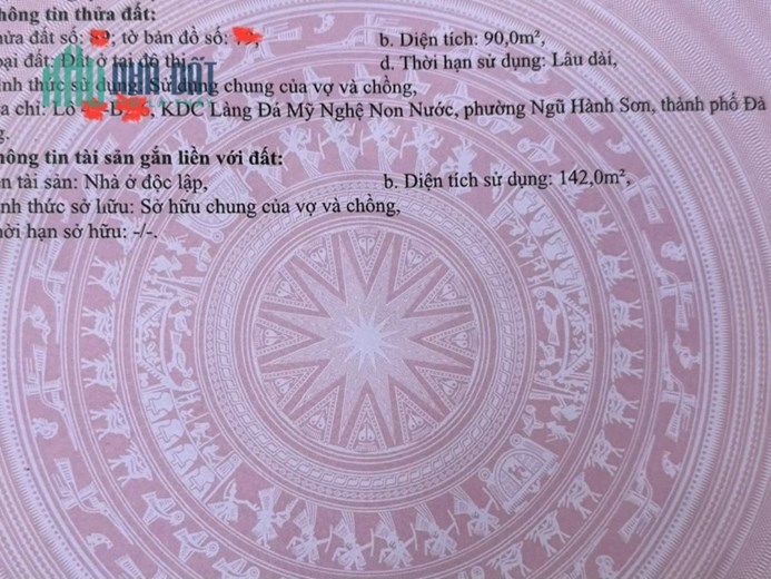 8,7 tỷ Nhà 2 tầng, đường  Hoàng Bình Chính, Hòa Hải, NHSơn, Đ Nẵng, Sát Biển.