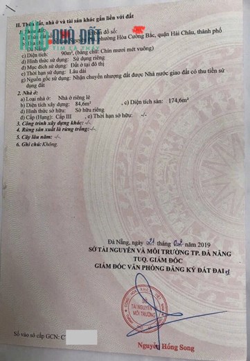 10,9 tỷ.Nhà 2 tầng, đường  Ỷ Lan Nguyên Phi, Hòa Cường, Hải Châu, Đ Nẵng