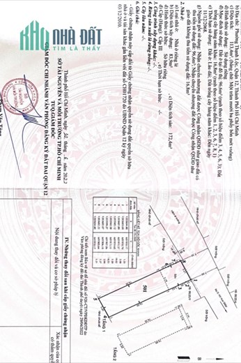 Bán/ cho thuê kho xưởng nhỏ Thạnh Lộc Quận 12, gần trường Điện