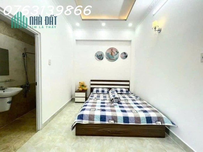 GIÁ 5.x TỶ- HUỲNH TẤN PHÁT- GẦN HOÀNG QUỐC VIỆT- BÁN NHÀ MỚI 3 TẦNG- DT 4.2 x 12.5- XE HƠI ĐỖ CỬA-