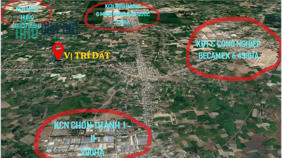 Đất đẹp xây nhà xung quanh đầy đủ tiện ích ngay trung tâm Chơn Thành