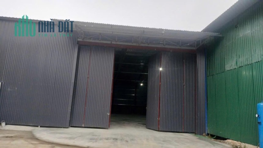 CHO THUÊ KHO XƯỞNG 1000M2 GẦN SÂN BAY NỘI BÀI - CHỈ 40K/M2