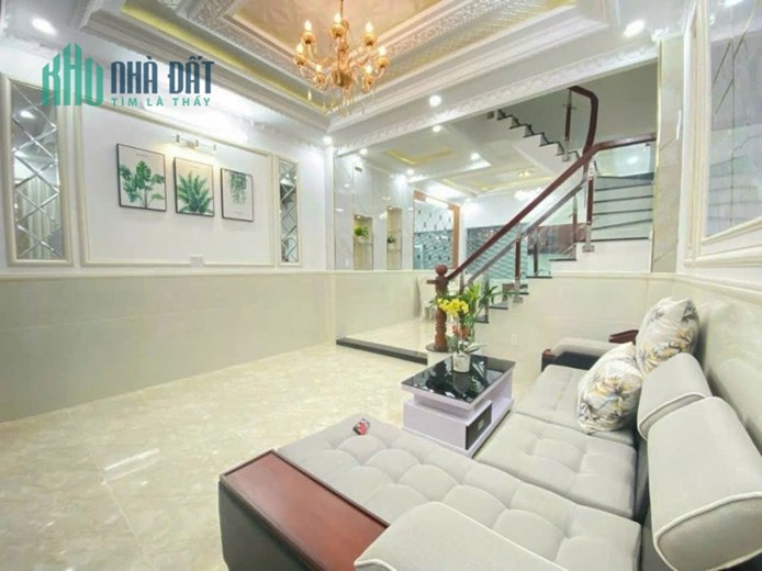 CHỈ 7.x TỶ- NHÀ 4 TẦNG- GẦN HOÀNG QUỐC VIỆT- HUỲNH THỊ ĐỒNG- HXH 6M- DT 4.6 x 12 - 2 LẦU- 4PN- HOÀN