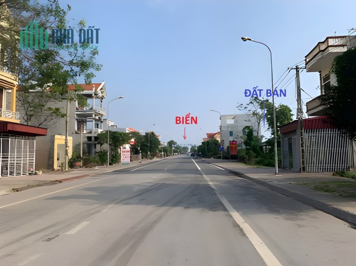BÁN ĐẤT NAM ĐỊNH, NGAY BÃI TẮM THỊNH LONG, MẶT CHÍNH TRỤC ĐƯỜNG LIÊN XÃ, KD SẦM UẤT, 110M2