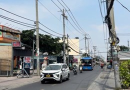 NHÀ 4 TẦNG MỚI XÂY, mặt tiền thục, GẦN VÕ VĂN KIỆT, DTsd 160m2, NHỈNH 6ty