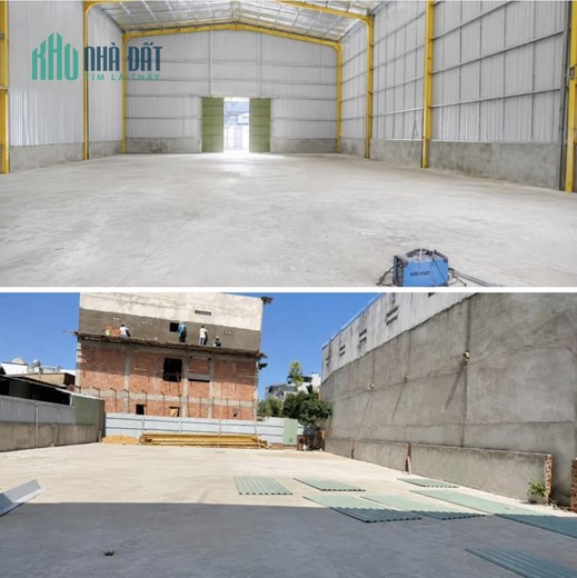 Cho thuê kho xưởng kv 900m2, kho xd 360m2 An Phú Đông Quận 12