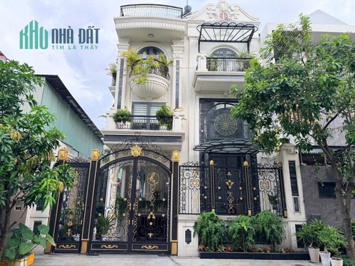 Nhà đẹp như mơ, Bình Lợi, Phường 13, Bình Thạnh, ngang 10m, 4 tầng, chỉ 35,5 tỷ.