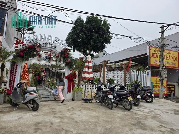 BÁN CĂN NHÀ MẶT ĐƯỜNG LỚN SÓC SƠN HÀ NÔI, KD, VỈA HÈ ĐÁ BÓNG, SÁT KCN SẠCH, SÂN BAY, CHỢ