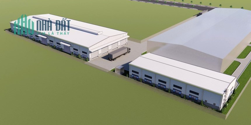 CHO THUÊ KHO XƯỞNG 100% TẠI KCN QUANG MINH, HÀ NỘI – XE CONTAINER ĐỖ CỬA