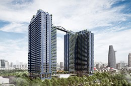 Ba lớp không gian xanh đắt giá tại tòa tháp đôi ở Quận 4