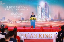 Chính thức động thổ khu phức hợp căn hộ và thương mại cao cấp King Crown Infinity