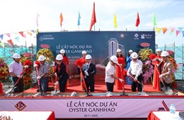 Cất nóc dự án căn hộ du lịch cao cấp Oyster Ganhhao