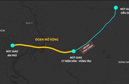 Đầu tư 10.000 tỷ đồng mở rộng gấp đôi 24km cao tốc TP.HCM - Long Thành
