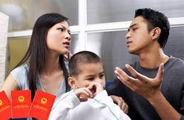 Vợ nhường hết nhà đất cho chồng vì không muốn nuôi con chung sau khi ly hôn