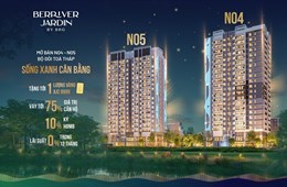 BerRiver Jardin tiếp tục mở bán 2 tòa tháp sống xanh cân bằng cuối cùng
