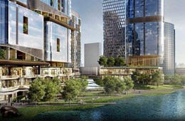 Hé lộ điểm đến mới năm 2022: Khu nhạc nước tại vịnh tình yêu