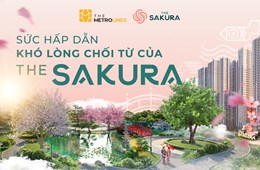 Vinhomes Smart City ra mắt tòa căn hộ SA3 The Sakura phong cách Nhật