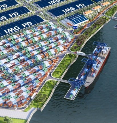 Khu công nghiệp - cầu cảng Phước Đông