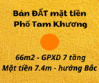 Bán Đất mặt phố Tam Khương, Đống Đa, Hà Nội, mặt tiền đẹp 7.4m - LH: 0906299843